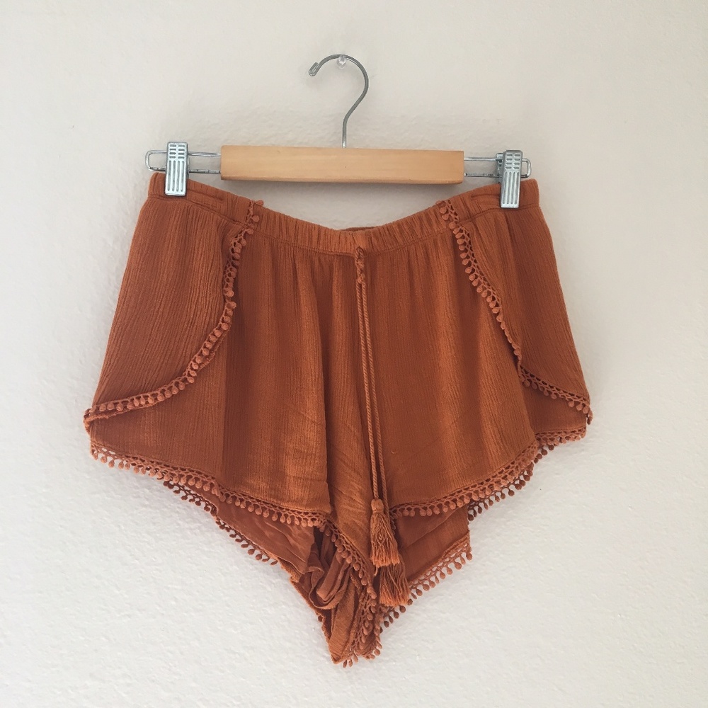 💛Forever 21 Burnt Orange Flowy Shorts